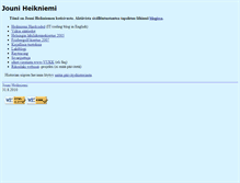Tablet Screenshot of heikniemi.fi
